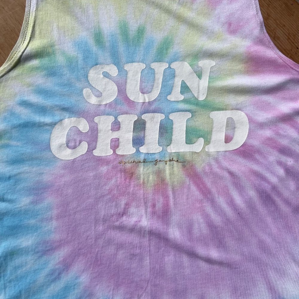 Spiritual Gangster Tank/Tee- Tie-Die- Women's Size M - Picture 4 of 8
